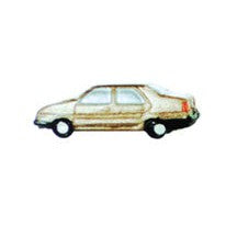 Plastruct HO gauge  Polyethylene Plastic Automobile Jetta (5 per pack)