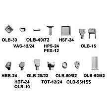 Plastruct White Polystyrene Pedestal Sink (1 per pack)