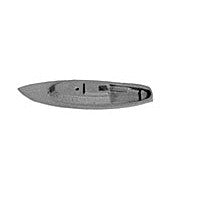 Plastruct Cast Metal Sail Boat (2 per pack)