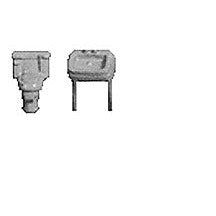 Plastruct O gauge White Polyethylene Sink and Toilet (2 sets per pack)