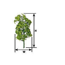 Plastruct 1/2" Porters SYCAMORE TREES (5 per pack) - Sold Out and Discontinued