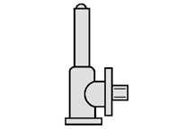 Plastruct 3/16" Gray Butyrate Relief Valve for TB-6 (5 per pack)