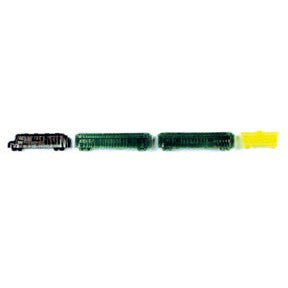 Plastruct Polyethylene Plastic Troop Passenger Train (8 per pack)