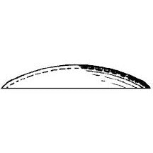 Plastruct 5" Clear Acrylic Dished Dome (1 per pack)