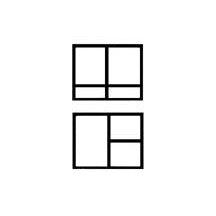 Plastruct O 1:48 Mixed Window Set (1 per pack)